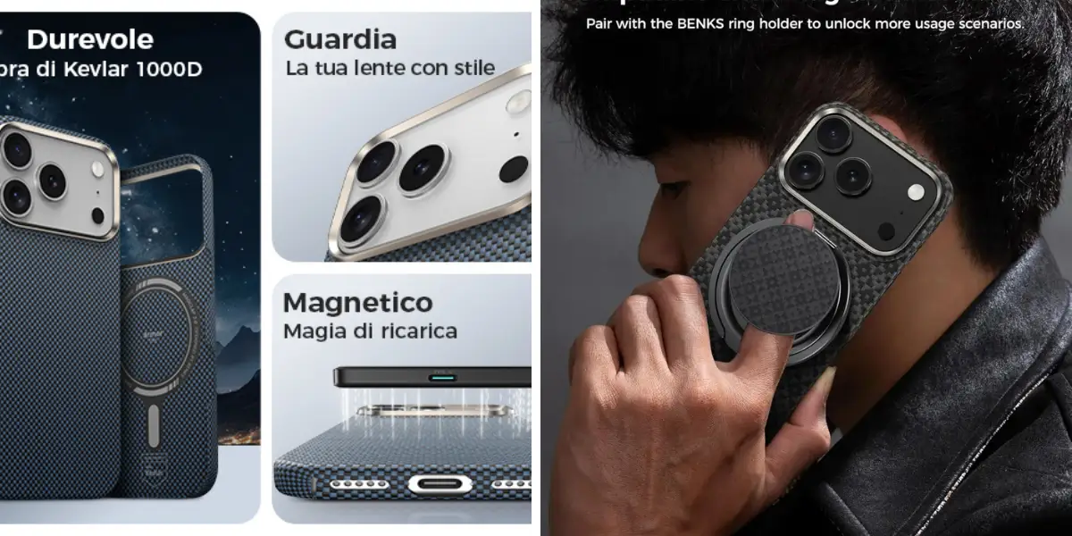 Benks ArmorGrid ArmorAir Case built with Kevlar for iPhone 17 Pro Max  17 Pro (3).webp